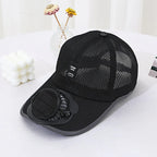 Solar Fan Cap – Cooling Mesh Cap for Hot Days